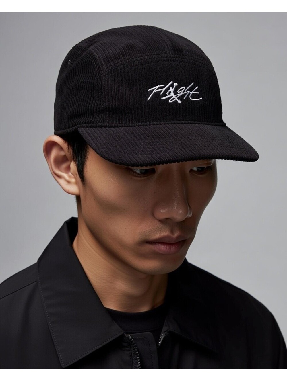 Nike Jodan Fly Jumpman Hat Black Corduroy FV5297-010 Size M/L